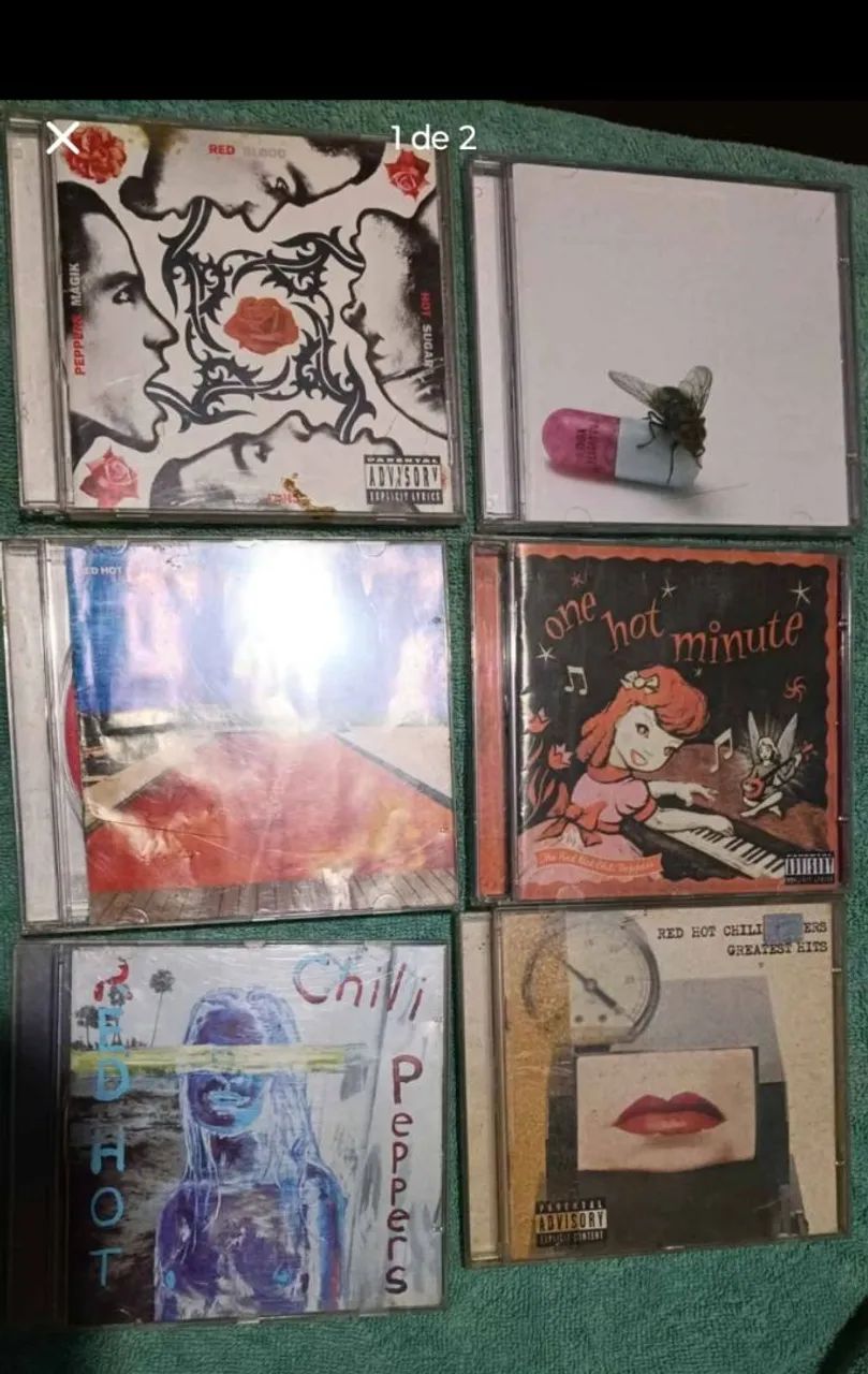 Cds originais Red hot chilli Peppers 