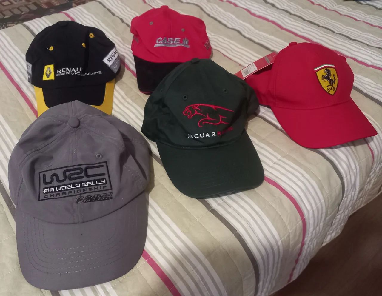 Bonés Ferrari Original Jaguar F1 Rally WRC