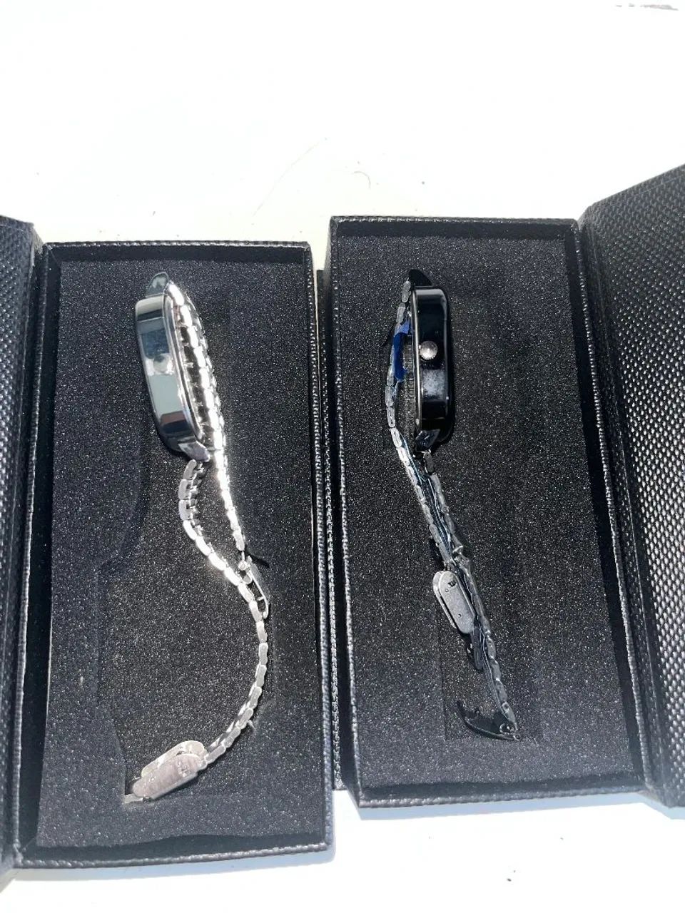 KIT 2 RELÓGIOS CASIO QUARTZ (PRETO E PRATA) - Foto 3