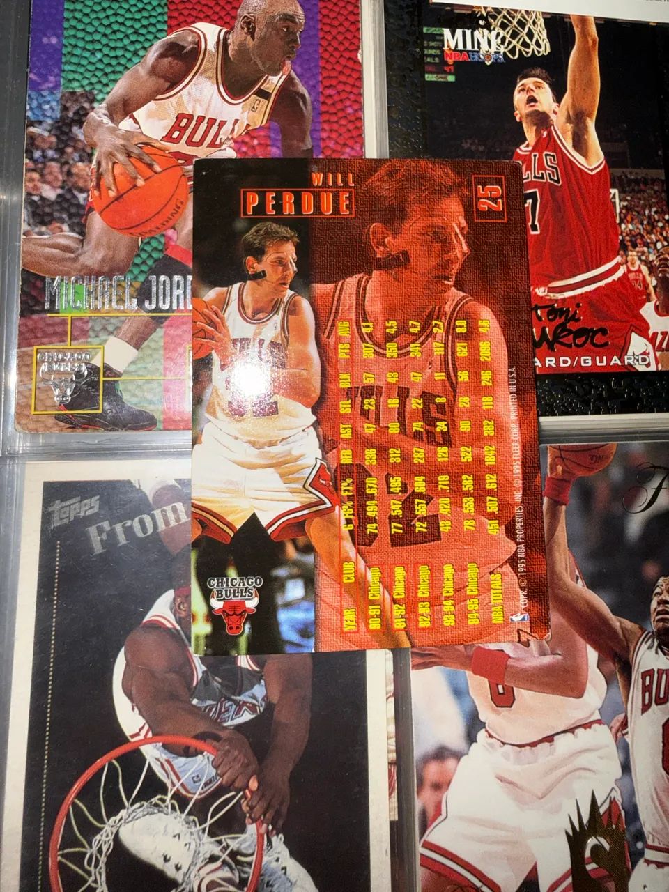 Will Perdue #25 - Fleer 1995-96 - Foto 2