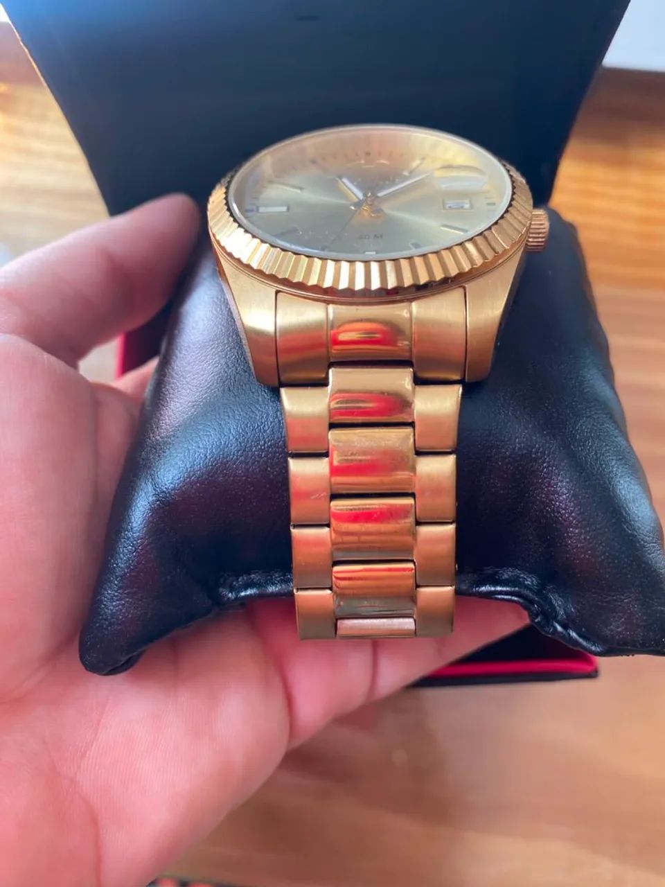 Relógio Technos Riviera dourado - Foto 2
