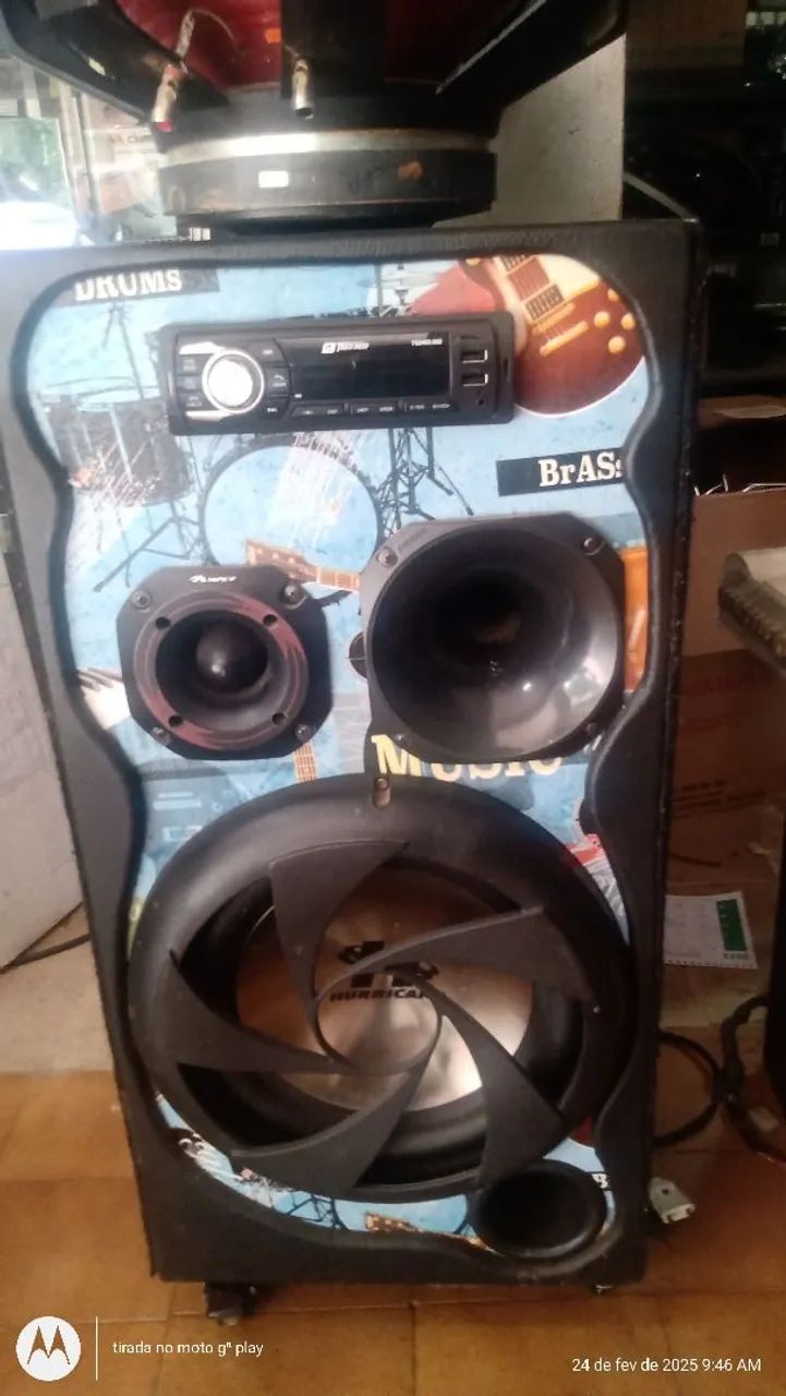 Caixa de som Bob 110,220 vt - Foto 2