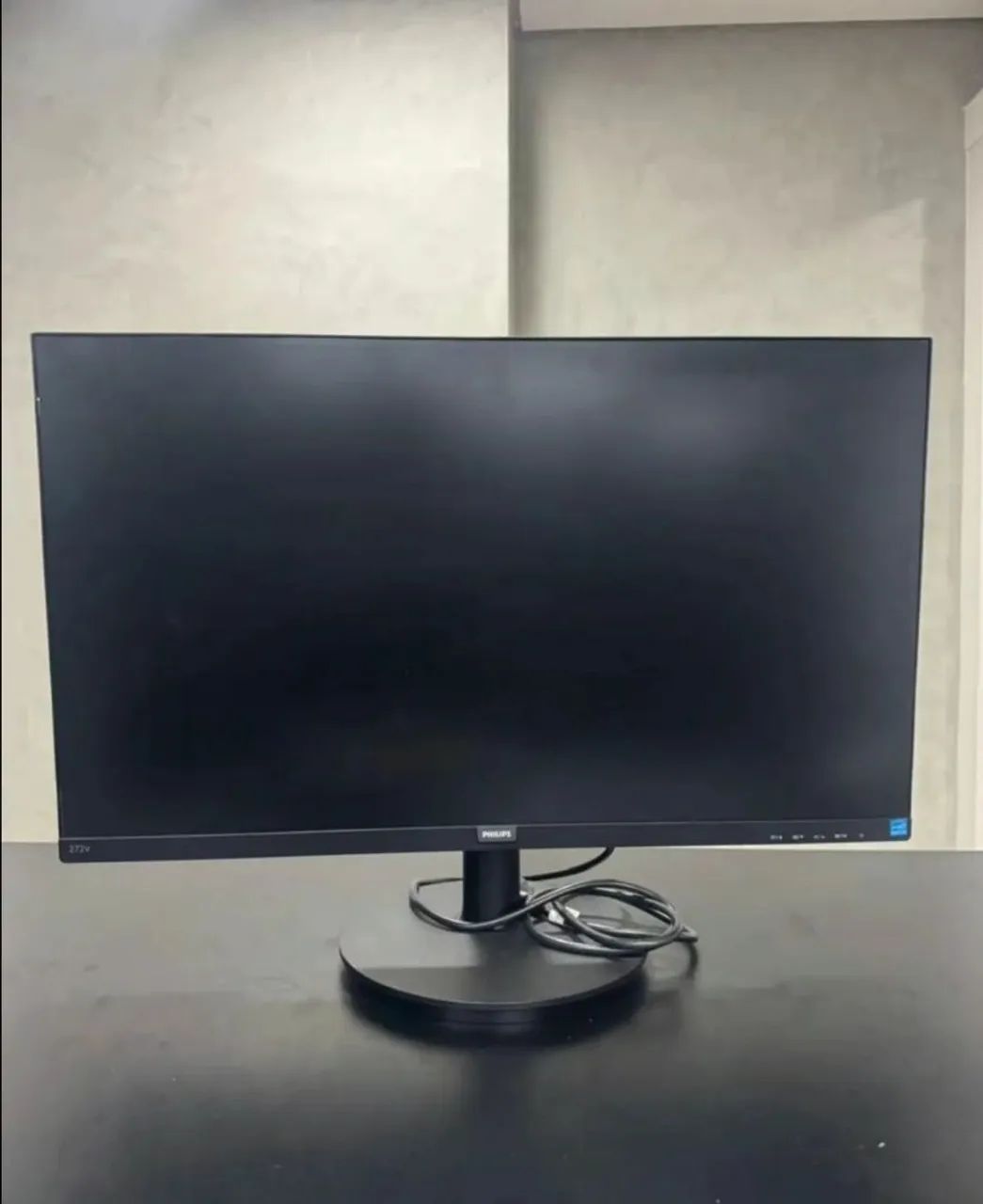 Monitor 75 hz.  Full HD 27 ips com áudio nele mesmo e entrada HDMI e display Port 