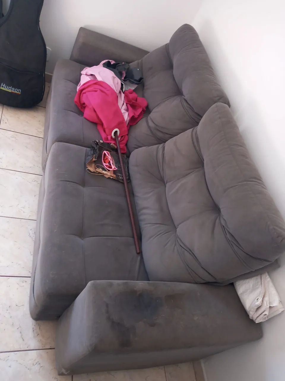 Sofá retrátil usado em bom estado - Foto 2