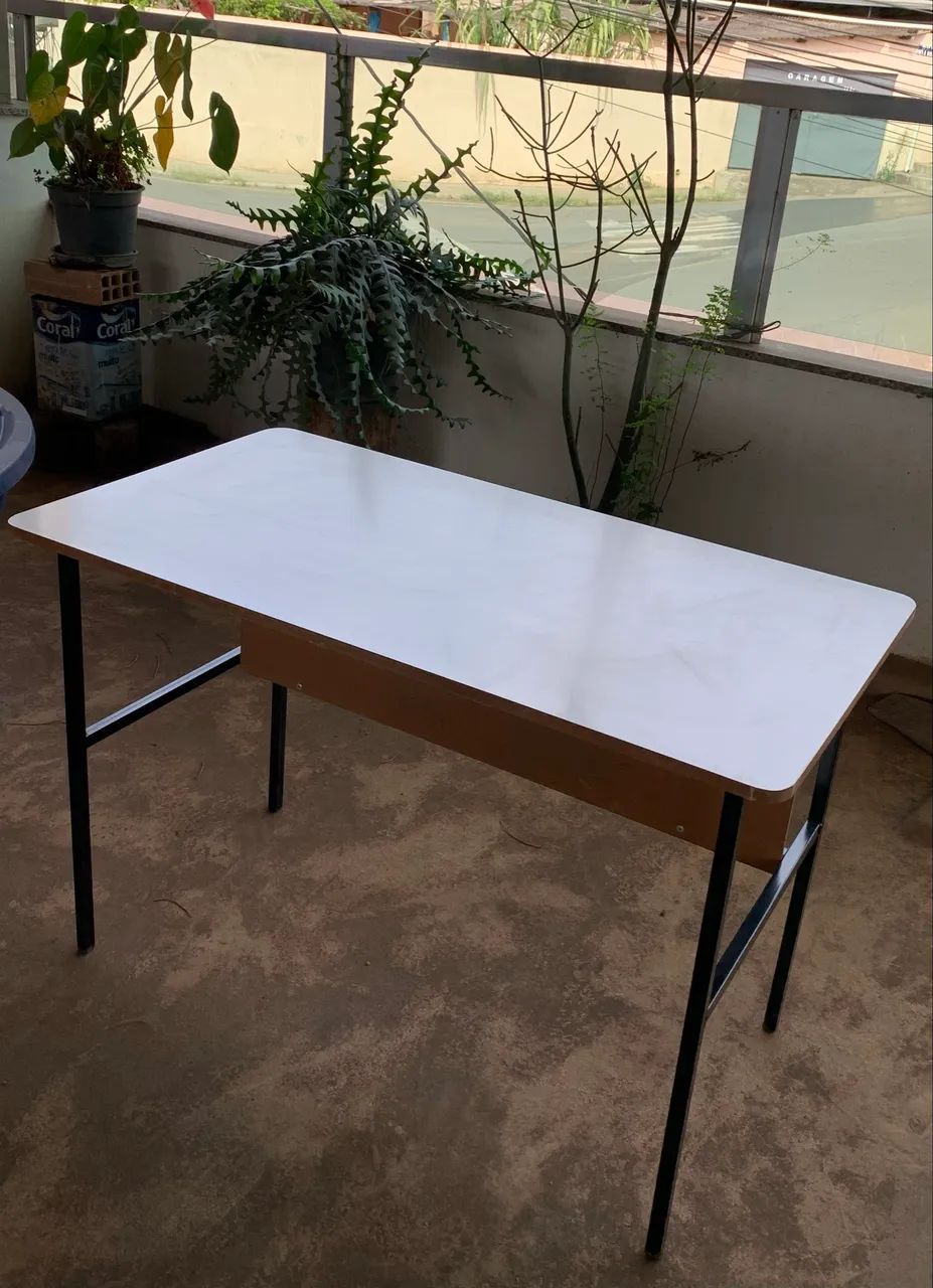 Mesa Bege Usada à Venda - Ótimo Estado! - Foto 3