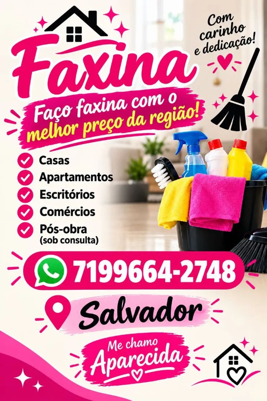 Faço faxina 