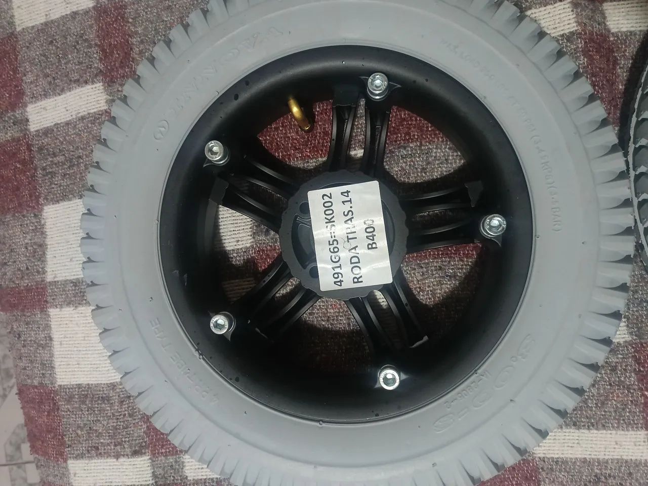 Kit de rodas de cadeira B400 rodas dianteiras e traseiras  - Foto 2