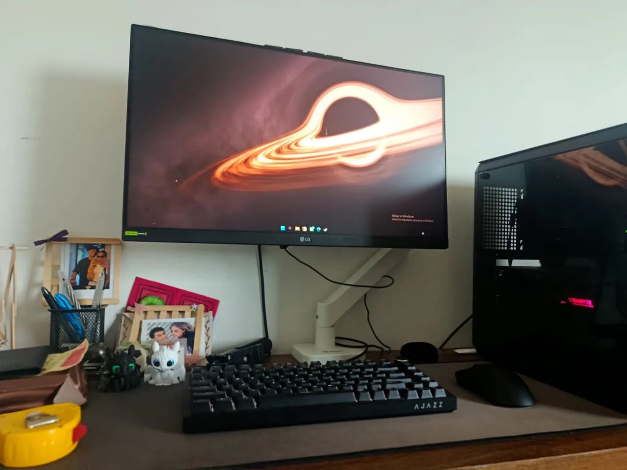 PC completo + Cabo LAN e periféricos (-Memória Ram) - Foto 2