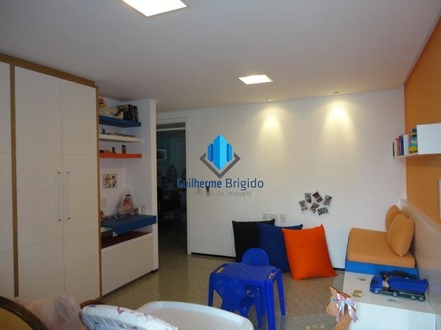 0088.Alto padrão, 1 por andar, 317m², 4 suítes + gabinete, 5 vagas, lazer completo - Foto 14