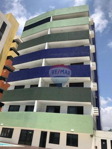 Apartamento com 1 dormitório à venda, 41 m² por r$ 230.000,00 - ponta negra - natal/rn