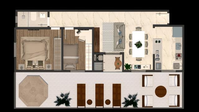 Apartamento Garden Suspenso Capão Raso - Foto 2