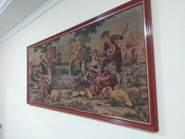 Quadro em tapeçaria GOBELIN - Foto 5