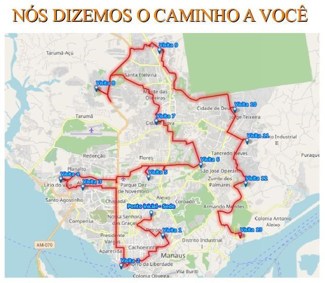 Criação de rotas para múltiplos destinos - Foto 3