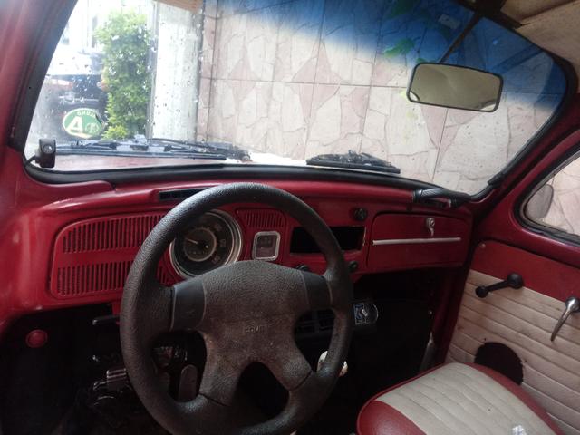 Fusca - 1973 Vermelho (Laterais - pérola) motor novo (2008) e Ar Condicionado - Foto 5
