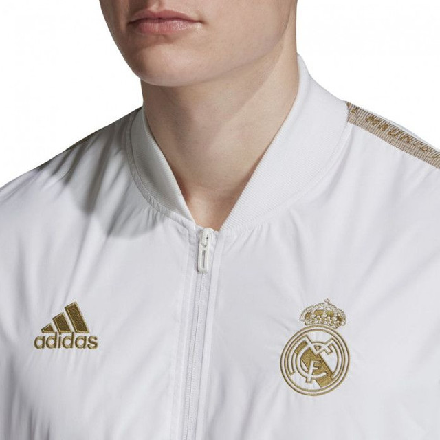 jaqueta real madrid branca