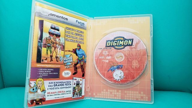 Box De Dvds Digimon Volume 1. Usado. Em Perfeito Estado! - Foto 4