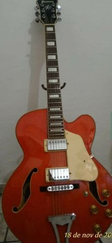 Guitarra Semi Acústica Ibanez Artcore Af75d Laranja com case