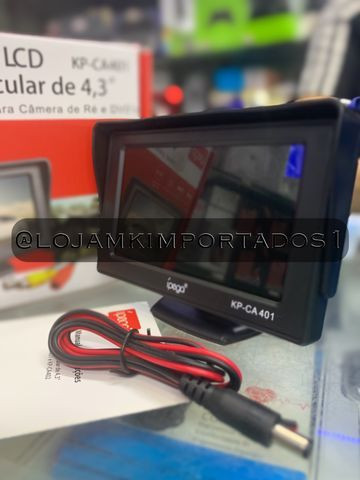 Tela LCD veicular 4,3 polegadas Ipega - Foto 2