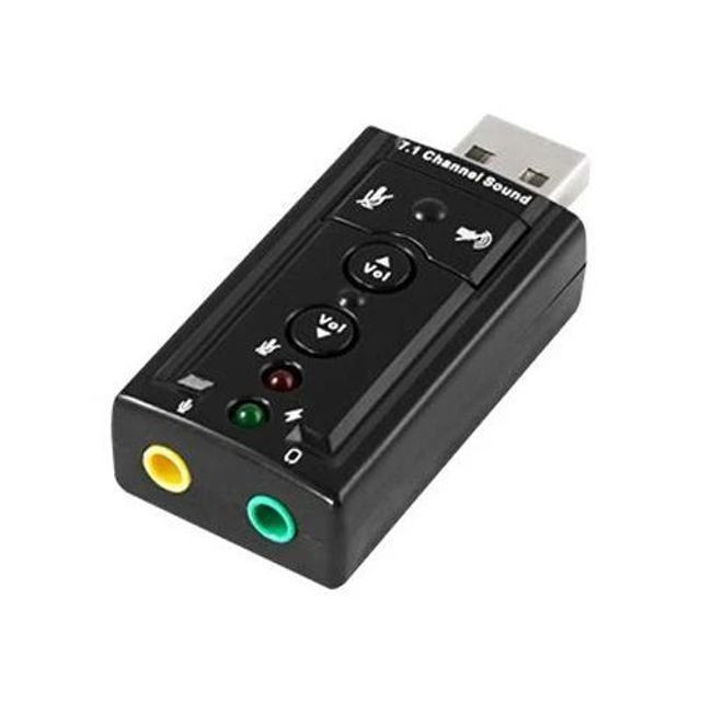 PLACA SOM USB EXTERNA 3D ADAPTADOR AUDIO P2 PC NOTEBOOK<br><br><br>