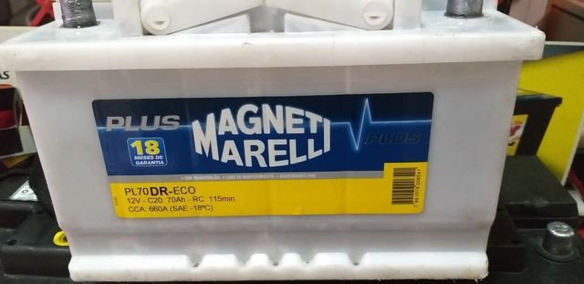 Baterias Automotivas 70 Amperes Magnetti Marelli