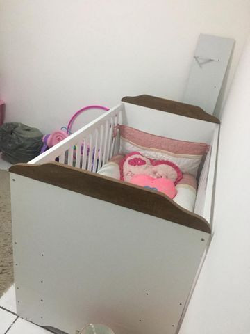 Berço 3 em 1 + Colchão