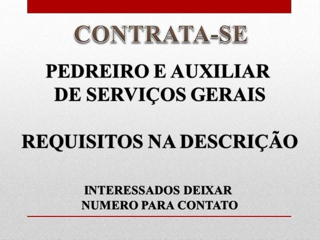 Contrata-se