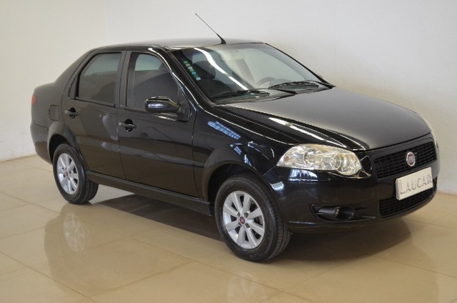 SIENA ELX ATRACTIVE 1.4 COMPLETO ÚNICO DONO PRETO ANO 2010