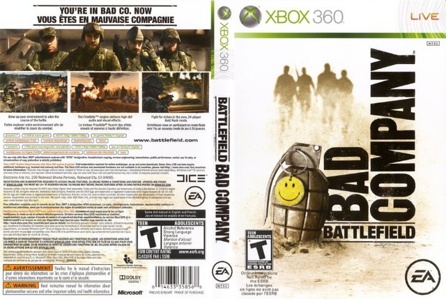 Jogo Battlefiel Bad Company - Para XBOX360 "Desbloqueado"