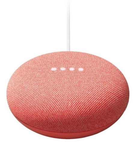 Google Nest Mini Caixinha de Som Smart Speaker com Google Assistente Coral Orange