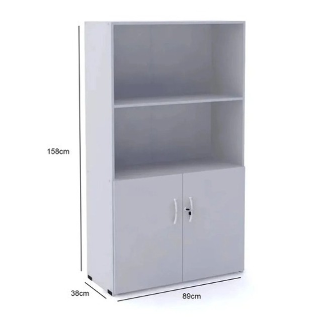 Armário Misto 2 Portas 25mm - Cinza **novo na caixa** - Foto 2