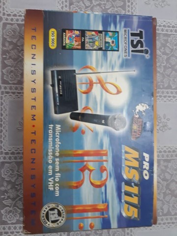 Microfone s/ fio PRO MS 115 com receptor  - Foto 5