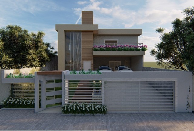 Fachada 3D Projeto Residencial Comercial Ambientação Interna Externa. - Foto 3