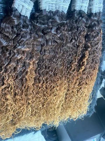 Cabelo humano cacheado de 75 - Foto 5