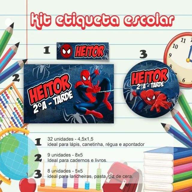 etiqueta escolar 01 - Foto 2