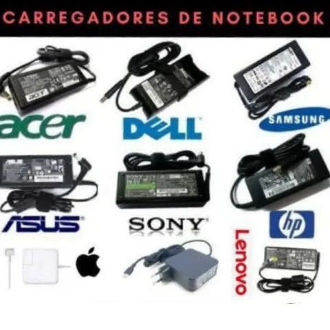 Fonte carregador pra notebook (entrega)