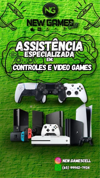 Assistência Especializada em Controles e Video Games