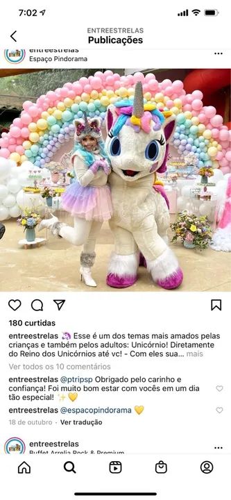 Fantasia de Unicórnio Gigante - Foto 4