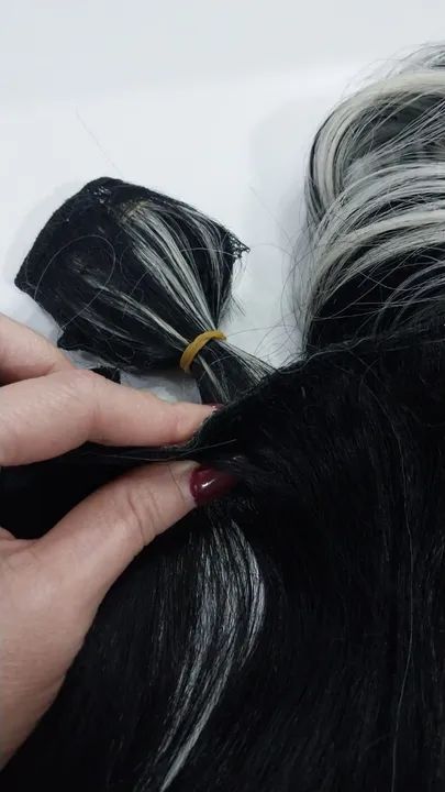 MORENA ILUMINADA TELAS FIXAS DE CABELO BIO HUMANO. - Foto 3