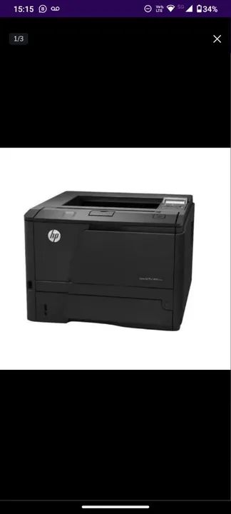 Impressora HP LaserJet Pro 400 M401n - Foto 3