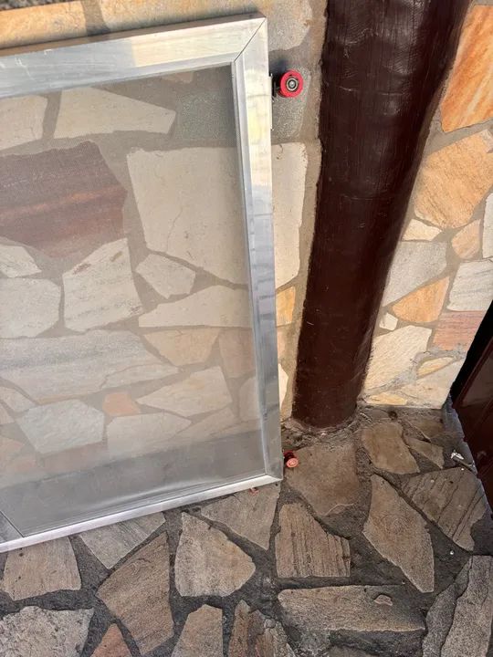 Porta de Alumínio Telada Cozinha - Foto 2