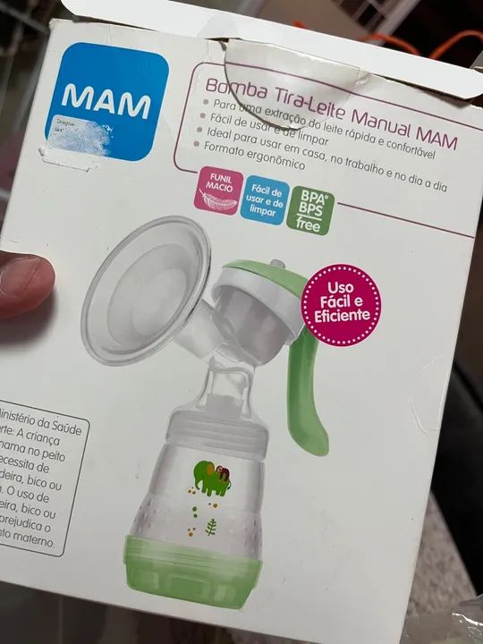 Bomba de Leite Manual MAM - Nova