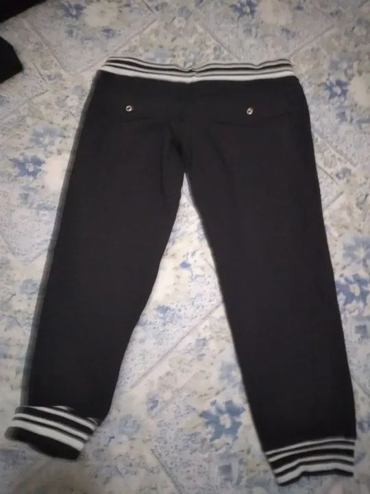 2 Calça de elastano feminina Preta