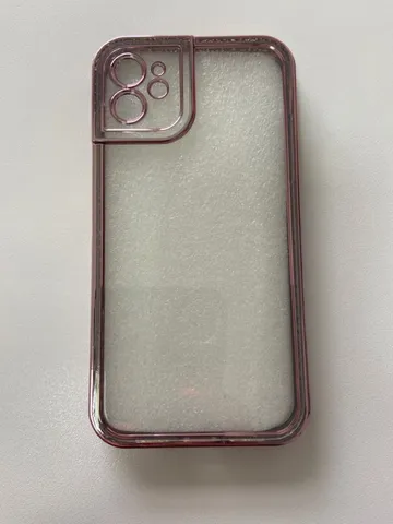 Capinha de celular do iPhone cor rose 11 R$30,00