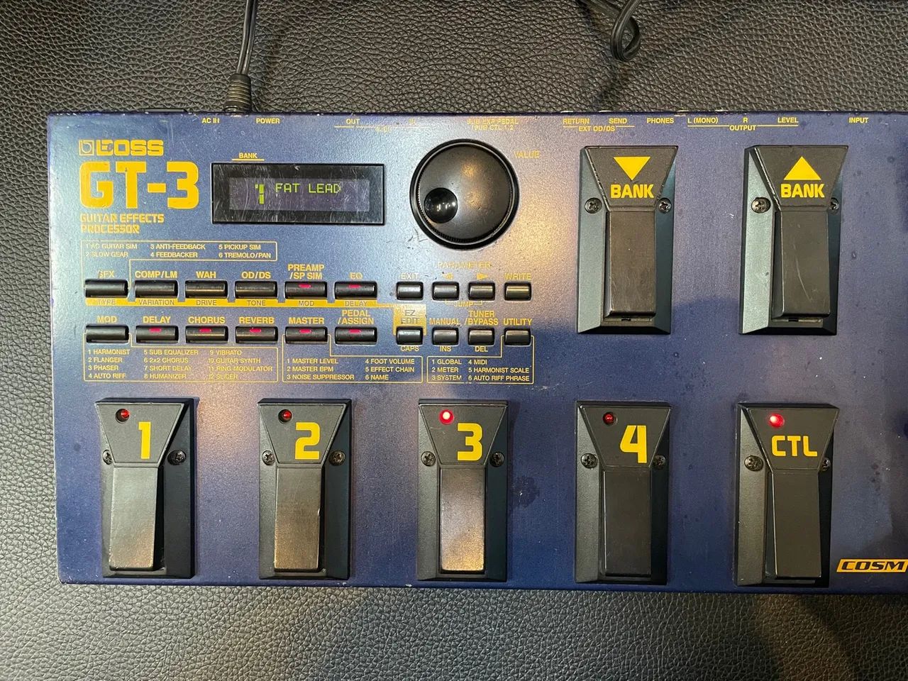 Pedaleira de guitarra Boss Gt3 - Foto 3