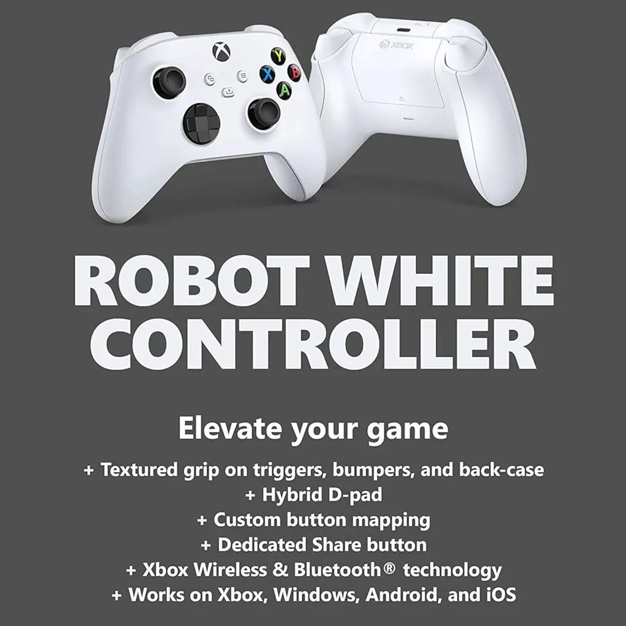 Robot white xbox controller discount