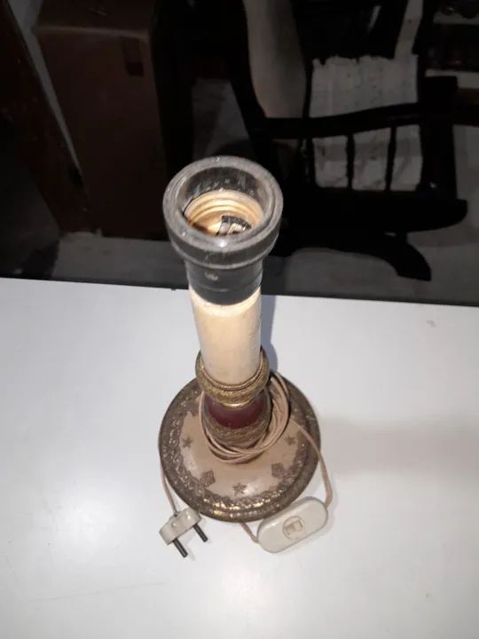 Abajur de Mesa Vintage - Foto 4