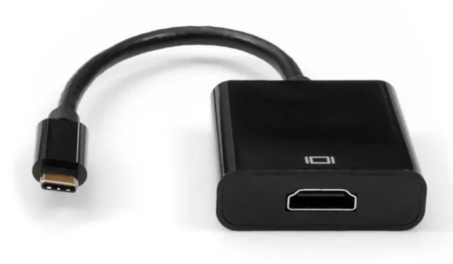 adaptador usb tipo c x hdmi pluscable adp-usbchdmi10bk 4k 15 cm - Foto 3