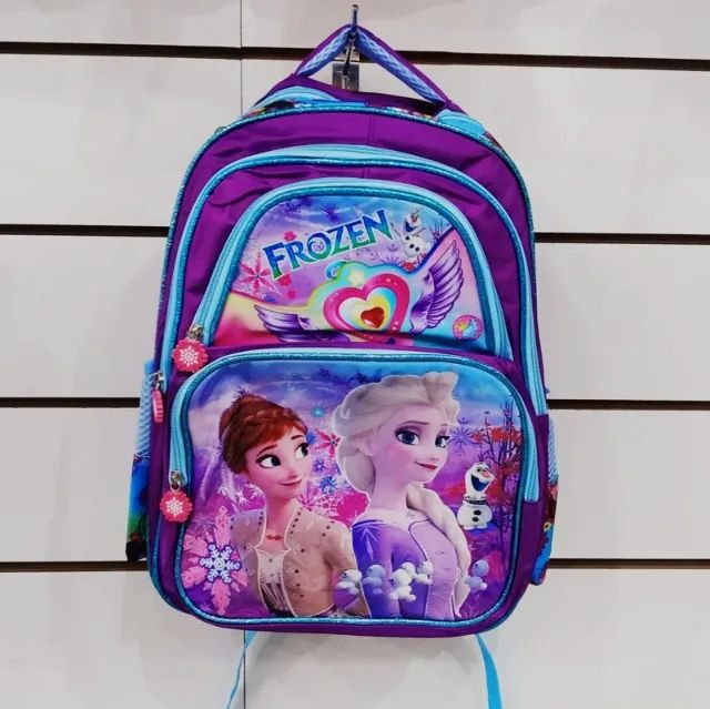 Mochila De Costa  Infantil40x32cm M9036da22249 Perso Promoç Frozen - Foto 4