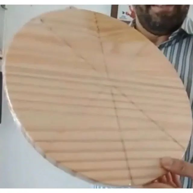 Tabua Redonda 35cm para Servir Ideal para Pizzas - Foto 4