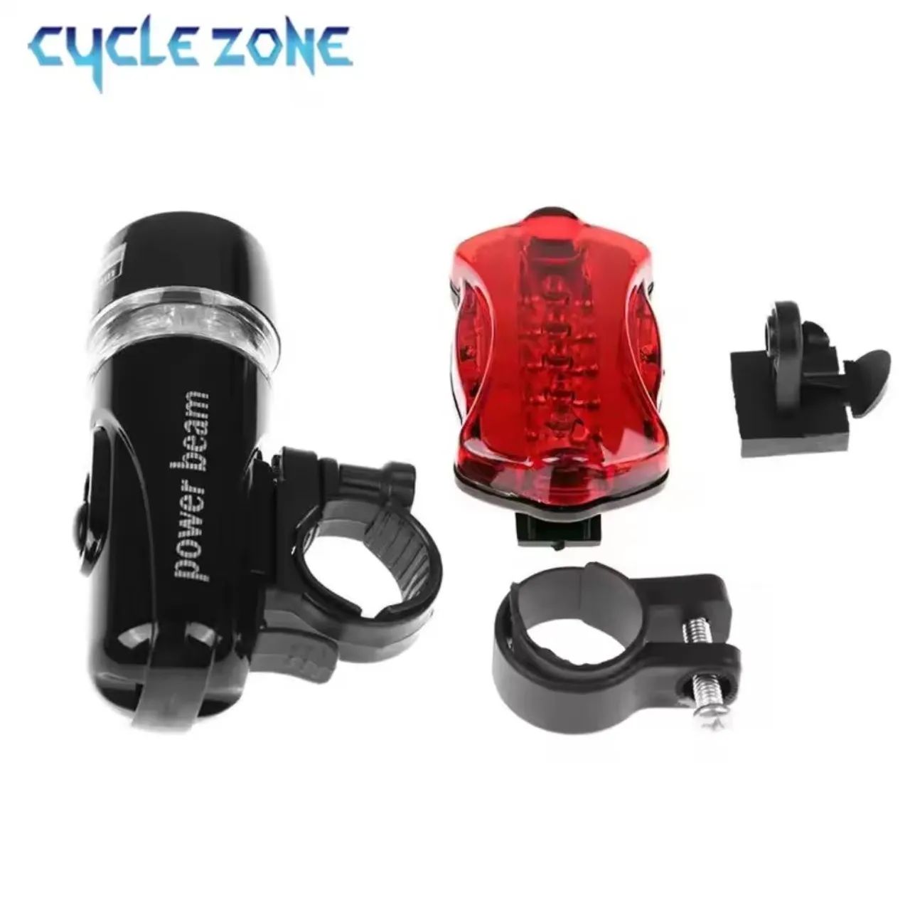 Kit de Farol e Lanterna para Bicicleta - Power Beam